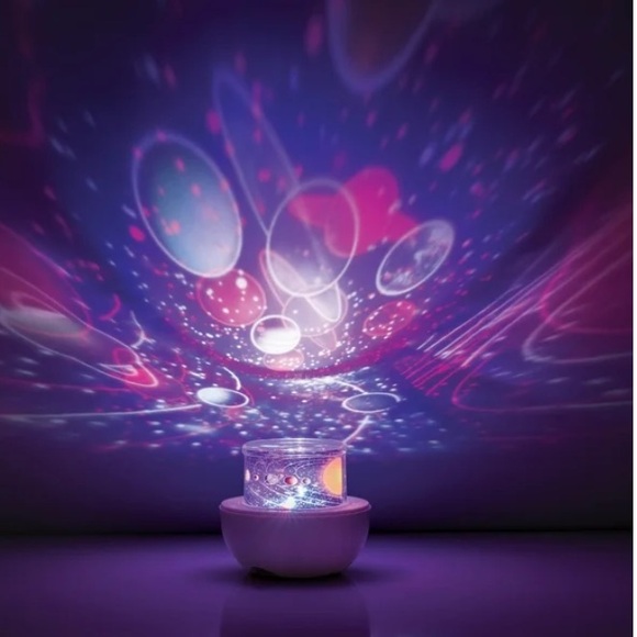 Merkury Innovations Multiglow Galaxy Night Light LED Lightshow Projector - Picture 7 of 13